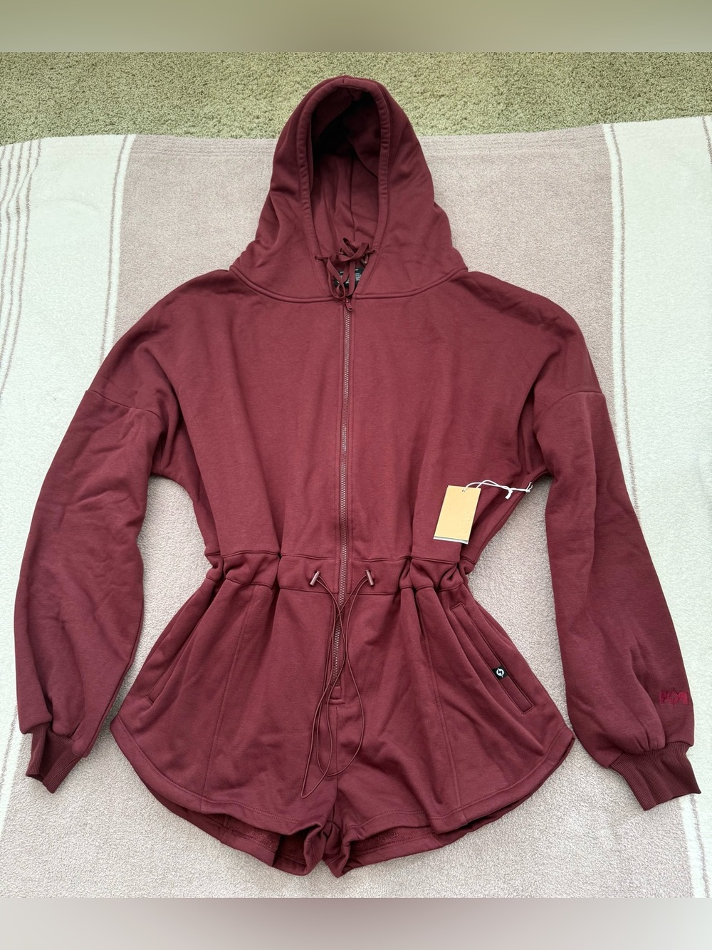 POPFLEX - Cloud Romper - Red Wine